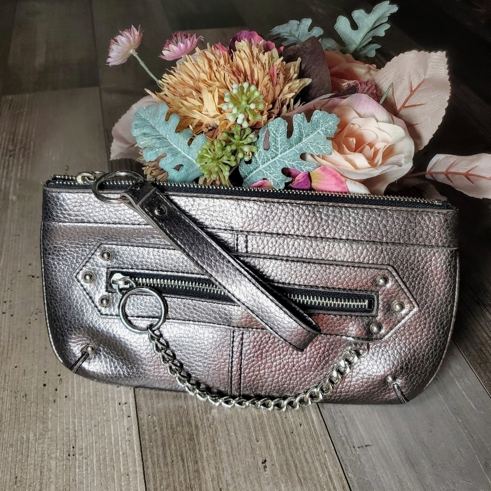Limited Edition Target Metallic Wristlet Clutch